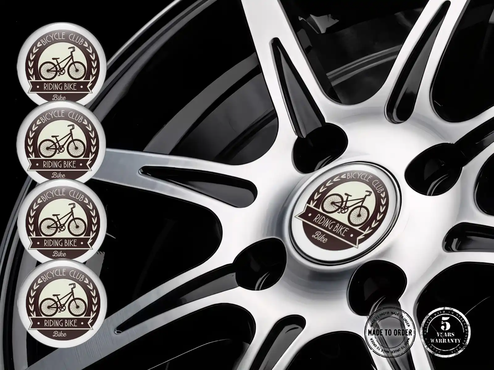 Décals Jantes Style Tuning Dôme Luxe Véhicules